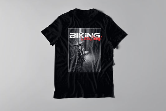 4Hillz | "Backprint" BikingIsEverything- Shirt